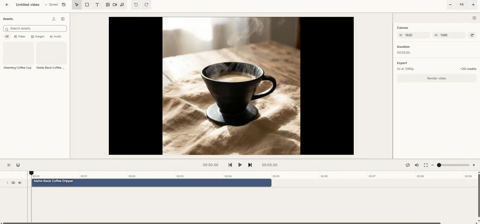 The video editor